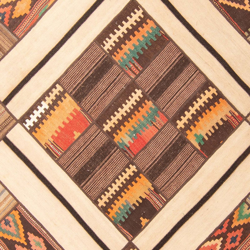 Tapete de trabalho em patchwork 230x160cm - Perserteppich Wollteppich