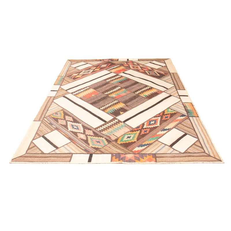 Tapete de trabalho em patchwork 230x160cm - Perserteppich Wollteppich
