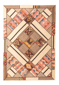 Tapete de trabalho em patchwork 230x160cm - Perserteppich Wollteppich – product image