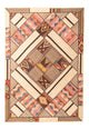 Tapete de trabalho em patchwork 230x160cm - Perserteppich Wollteppich
