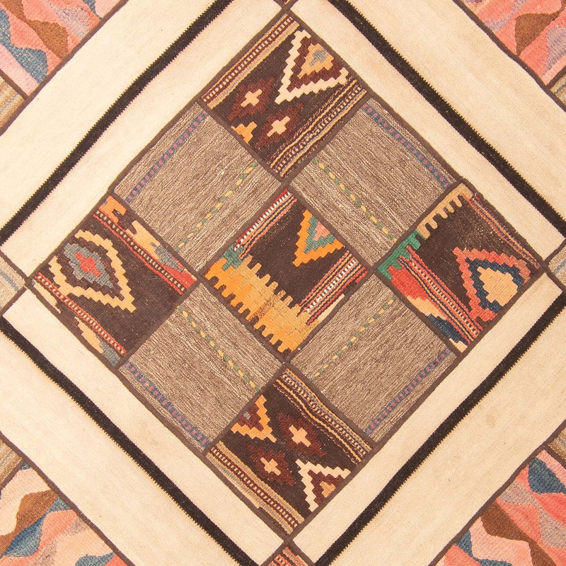 Tapete de trabalho em patchwork 230x160cm - Perserteppich Wollteppich