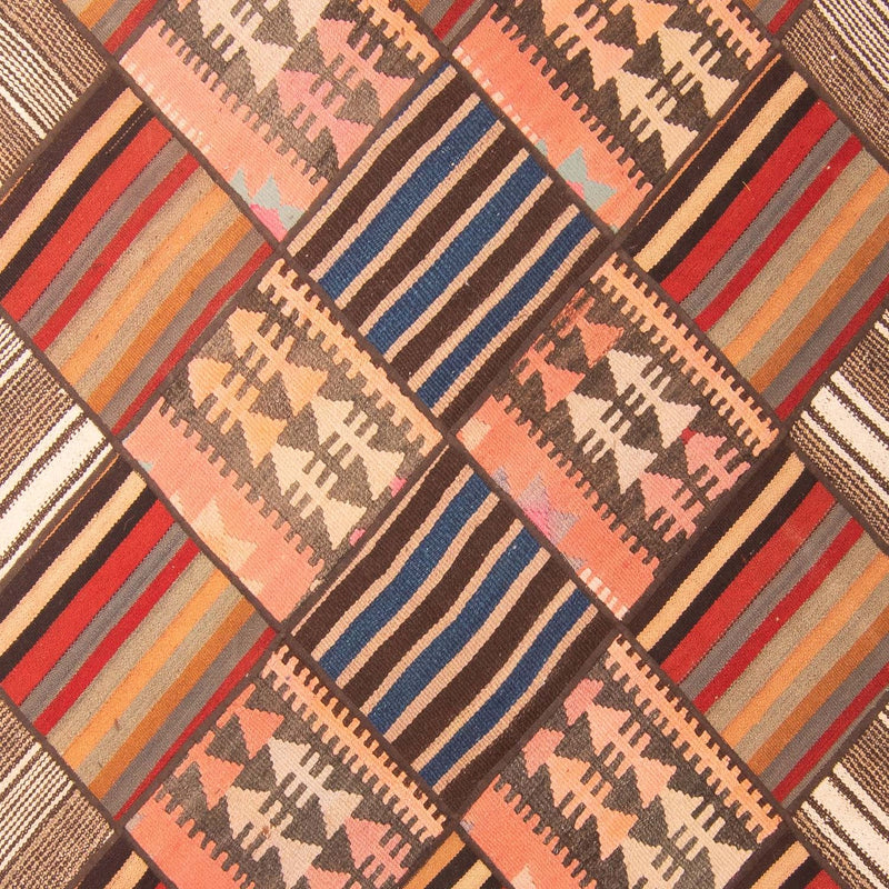 Tapete de trabalho em patchwork 200x150cm - Perserteppich Wollteppich