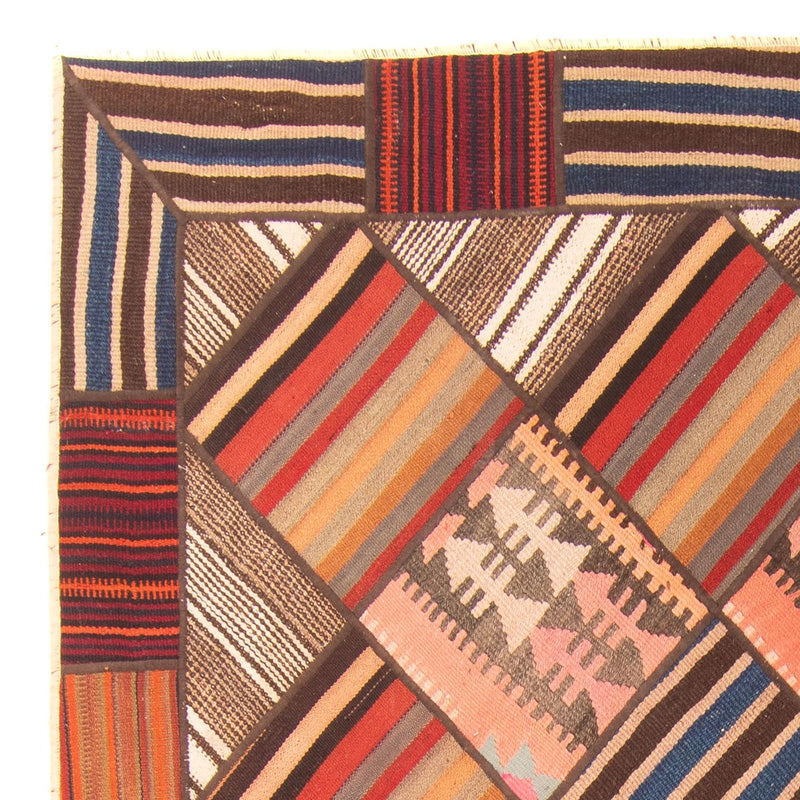 Tapete de trabalho em patchwork 200x150cm - Perserteppich Wollteppich