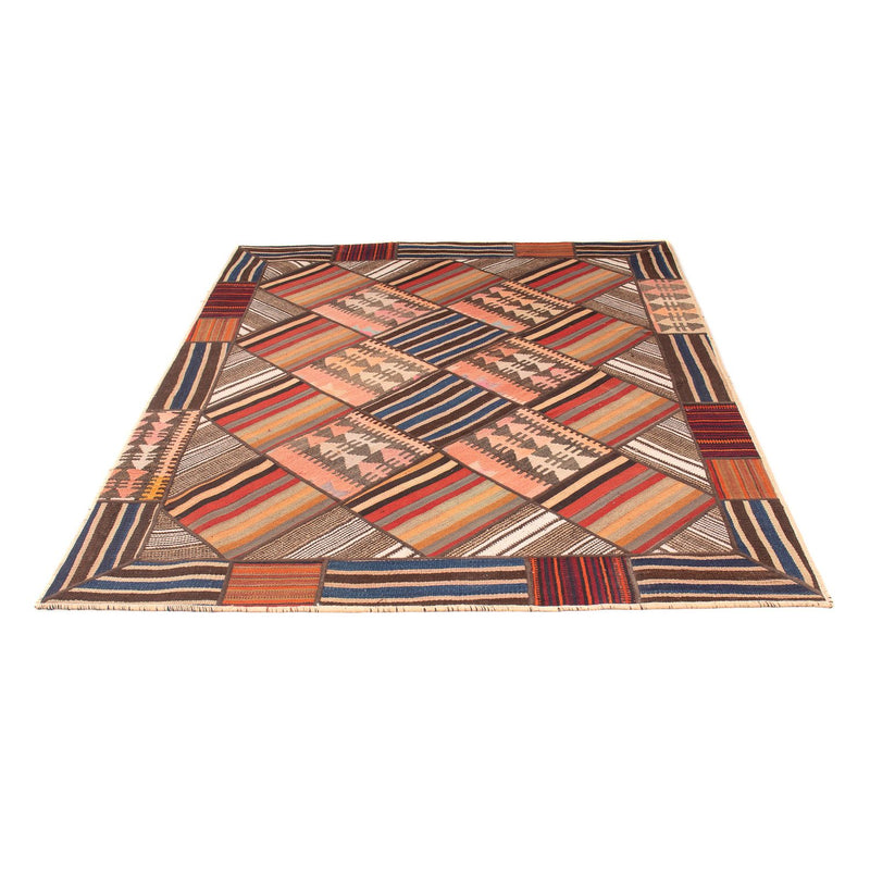 Tapete de trabalho em patchwork 200x150cm - Perserteppich Wollteppich