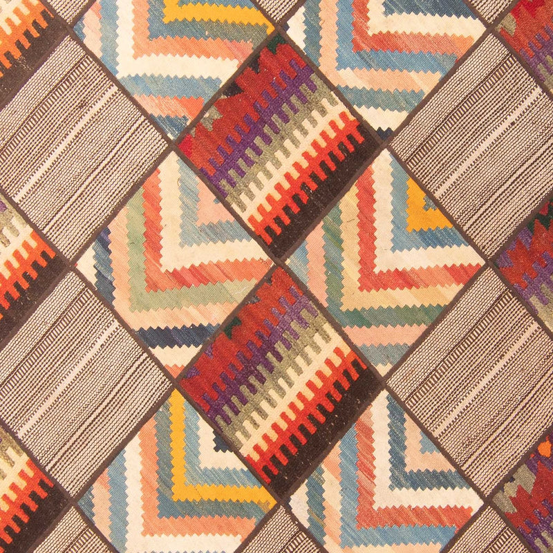 Tapete de trabalho em patchwork 200x150cm - Perserteppich Wollteppich