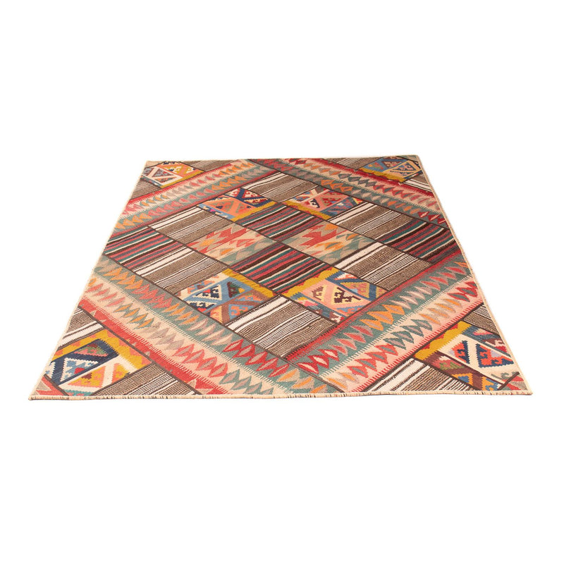 Tapete de trabalho em patchwork 200x150cm - Perserteppich Wollteppich