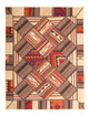 Tapete de trabalho em patchwork 200x150cm - Perserteppich Wollteppich