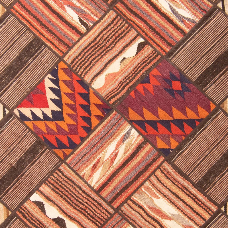 Tapete de trabalho em patchwork 200x150cm - Perserteppich Wollteppich