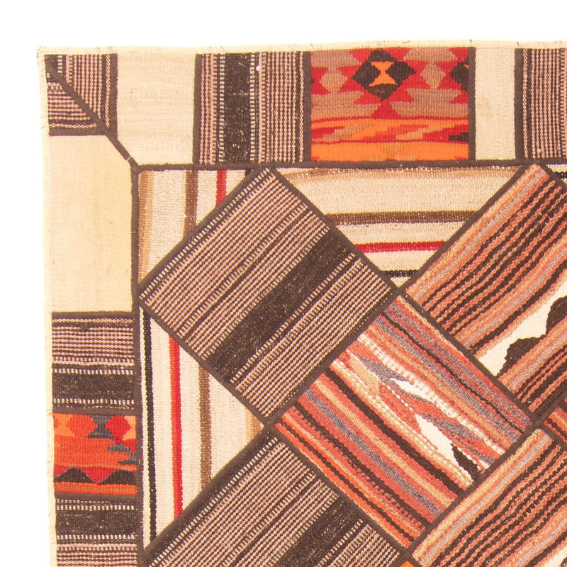 Tapete de trabalho em patchwork 200x150cm - Perserteppich Wollteppich