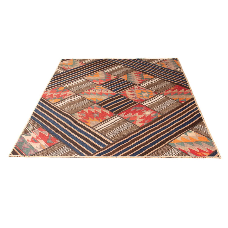 Tapete de trabalho em patchwork 200x150cm - Perserteppich Wollteppich