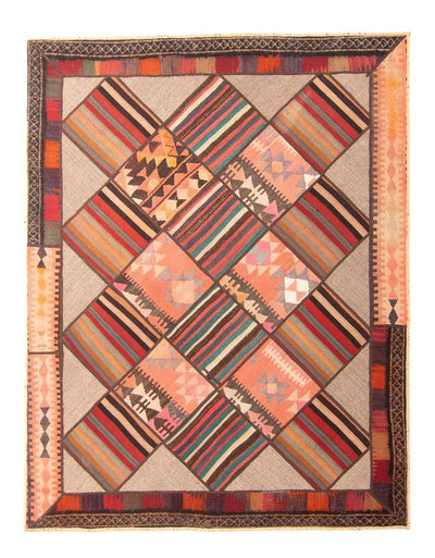 Tapete de trabalho em patchwork 150x200cm - Perserteppich Wollteppich