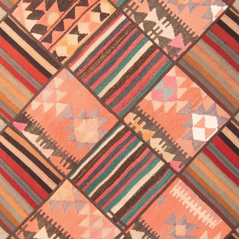 Tapete de trabalho em patchwork 150x200cm - Perserteppich Wollteppich
