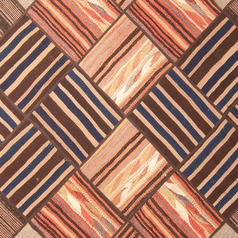 Tapete de trabalho em patchwork 200x150cm - Perserteppich Wollteppich