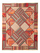 Tapete de trabalho em patchwork 200x150cm - Perserteppich Wollteppich