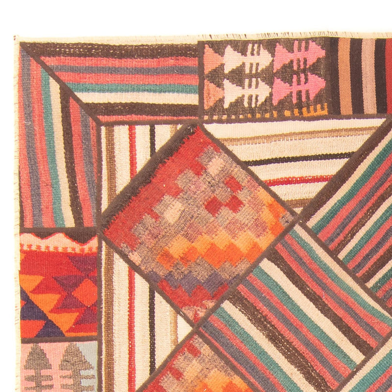 Tapete de trabalho em patchwork 200x150cm - Perserteppich Wollteppich