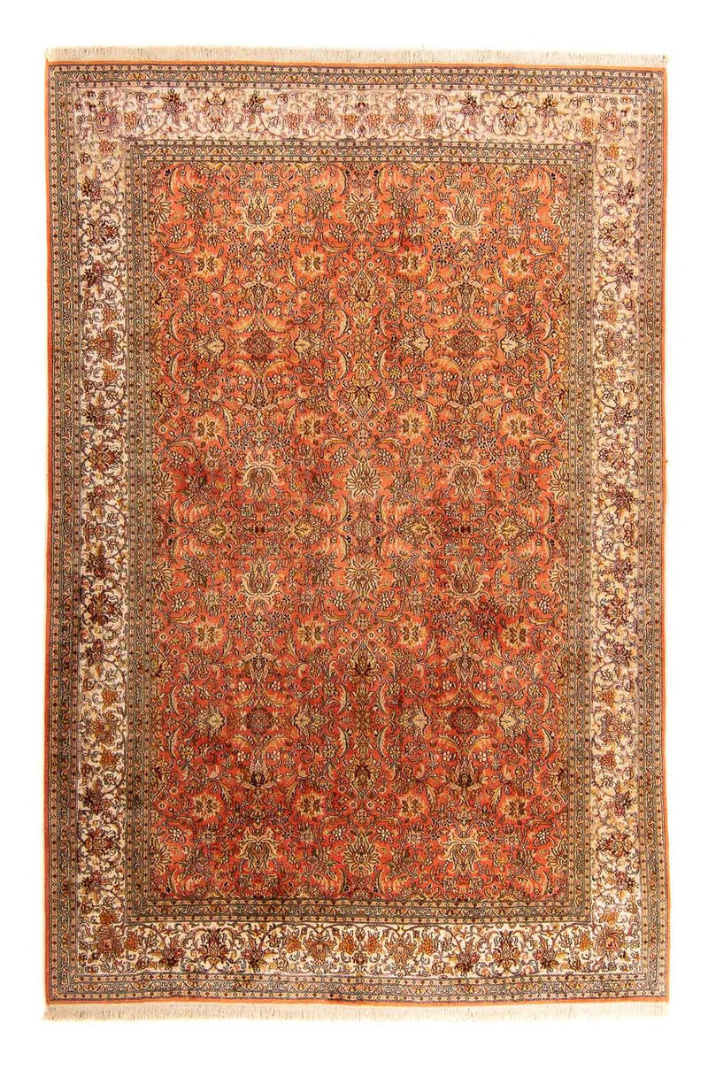 Seda da Caxemira Tapete 276x187cm - Tapete Oriental