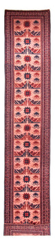 Kilim afegão Tapete 400x75cm