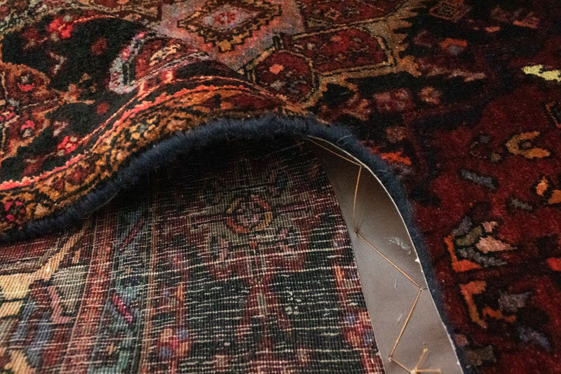 Tapete Persa - Bijar - 244 x 146 cm - vermelho