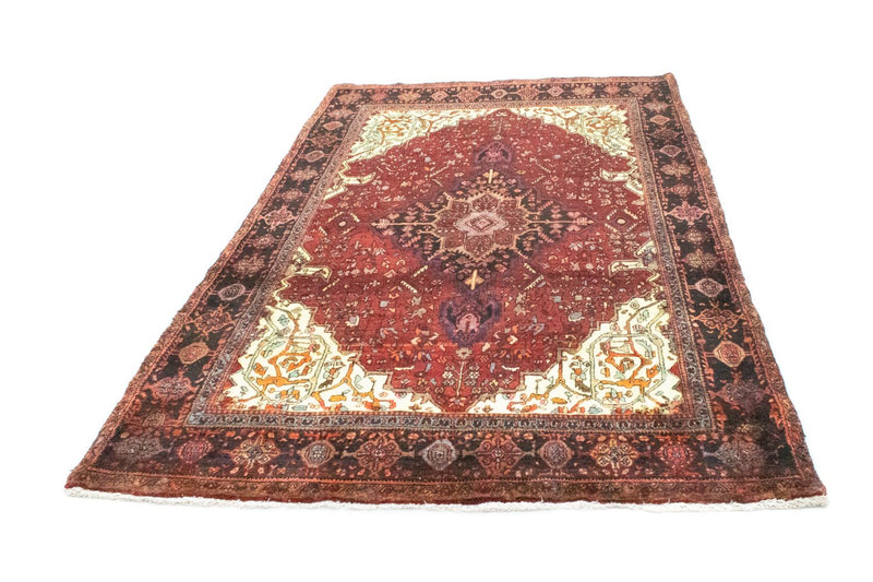 Tapete Persa - Bijar - 244 x 146 cm - vermelho