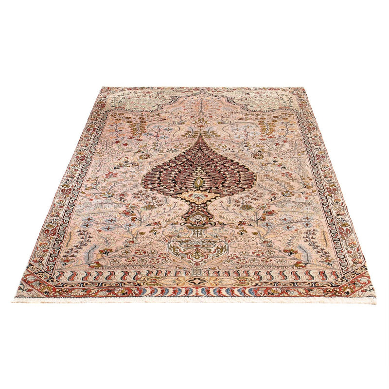 Corredor Tapete de seda - China Seda - 200 x 104 cm - salmão