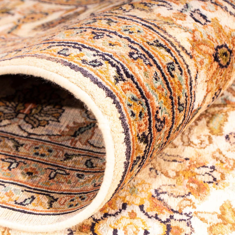 Seda da Caxemira Tapete 270x186cm - Tapete Oriental