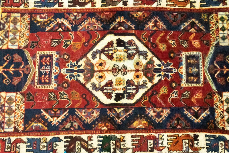 Tapete Persa - Nomadic - 146 x 91 cm - vermelho