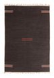 Tapete Kelim - Trendy - 195 x 132 cm - castanho escuro