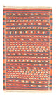 Tapete Kelim - Oriental - 190 x 112 cm - castanho