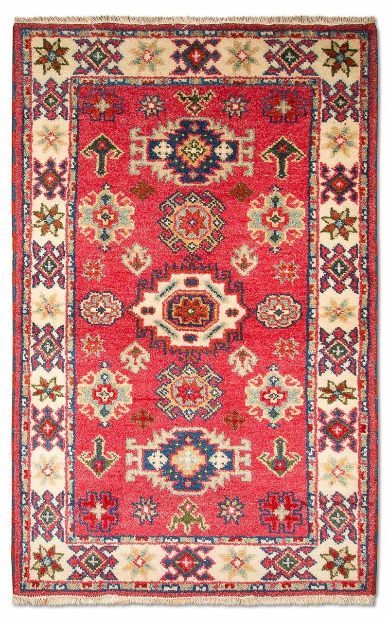 Tapete Oriental - 157 x 96 cm - vermelho