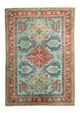 Tapete Ziegler - Kazak - 267 x 186 cm - azul claro