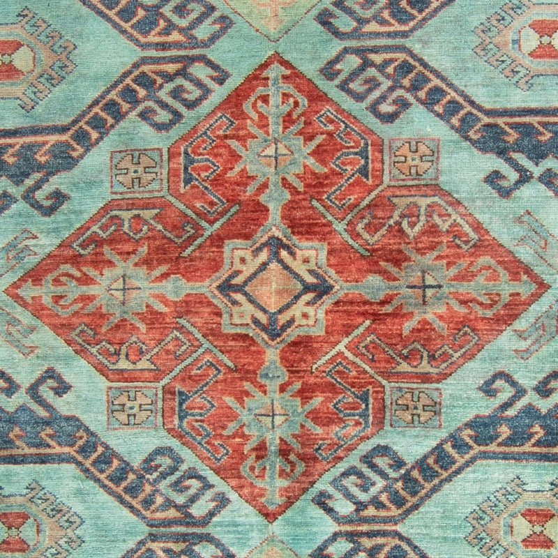 Tapete Ziegler - Kazak - 267 x 186 cm - azul claro