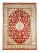 Seda da Caxemira Tapete 186x129cm - Tapete Oriental