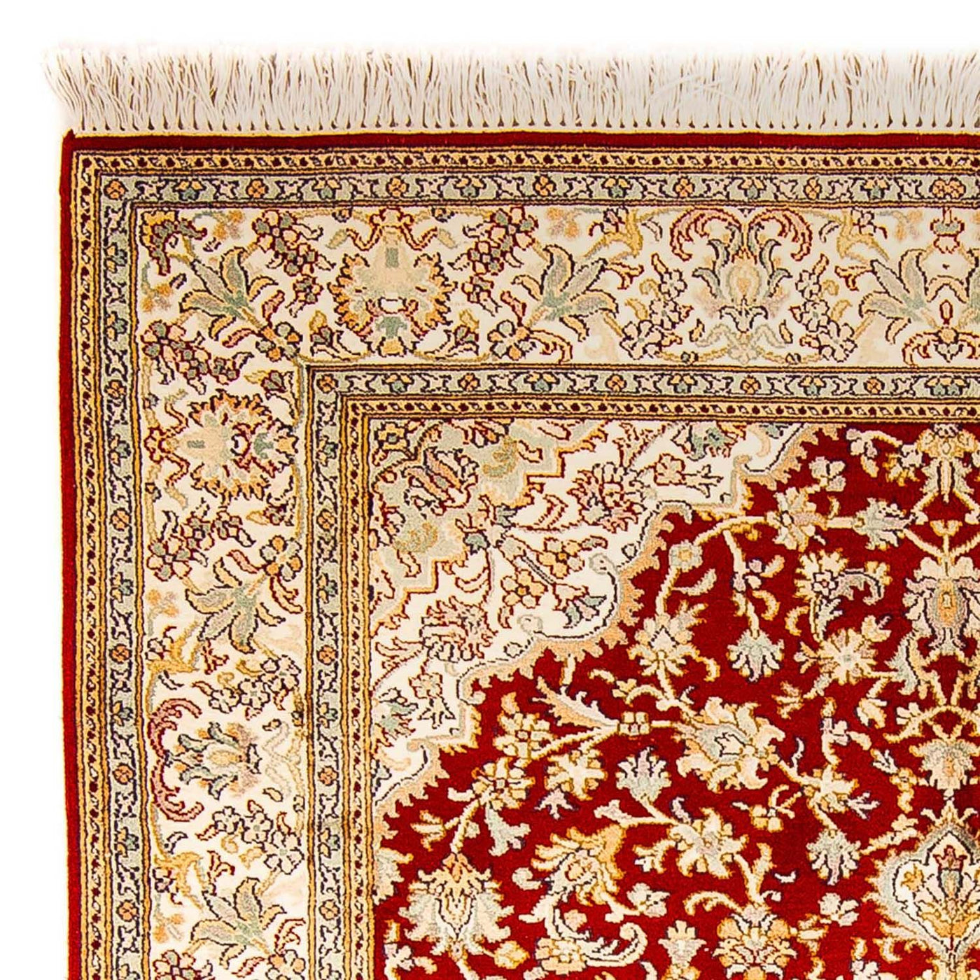 Seda da Caxemira Tapete 186x129cm - Tapete Oriental