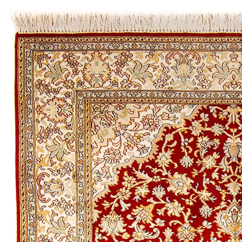 Seda da Caxemira Tapete 186x129cm - Tapete Oriental