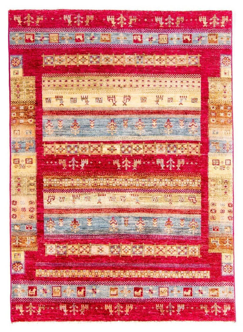 Tapete Ziegler - 169 x 121 cm - vermelho claro