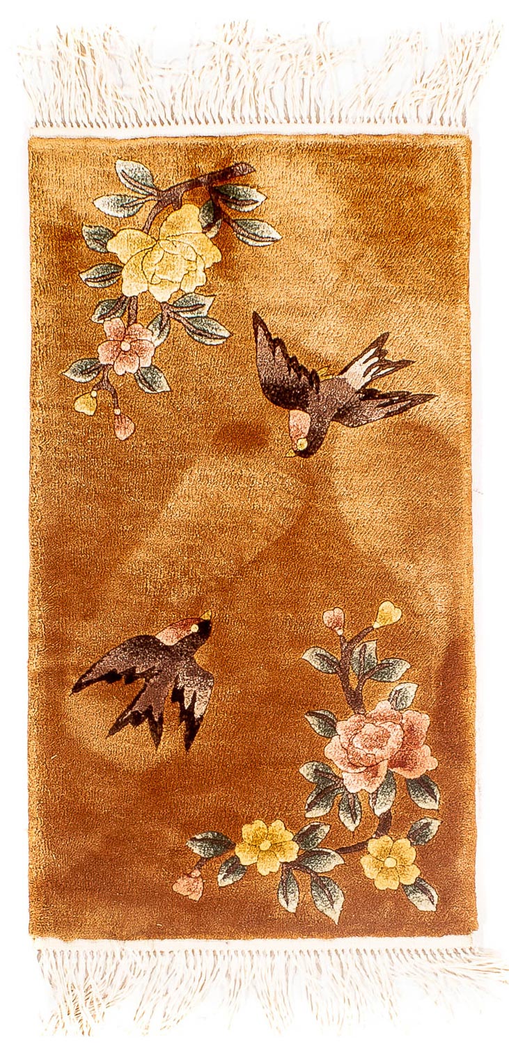 Seda chinesa Tapete 54x32cm - Tapete Oriental