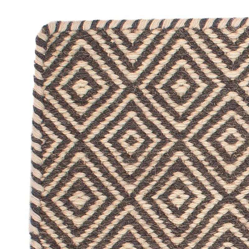 Kilim moderno Tapete 45x45cm - Tapete de lã