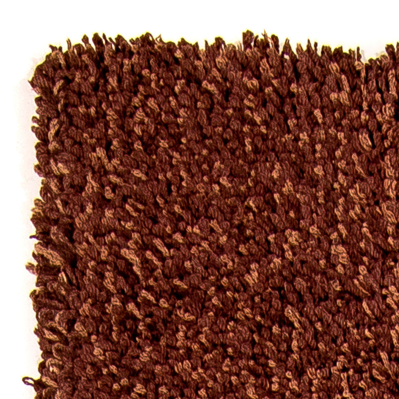 Corredor Tapete de pilha alta - 205 x 64 cm - castanho