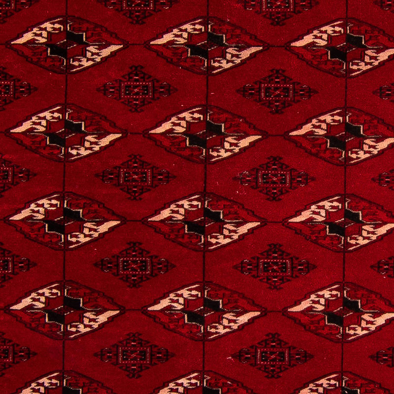 Tapete turquaman - 190 x 146 cm - vermelho escuro
