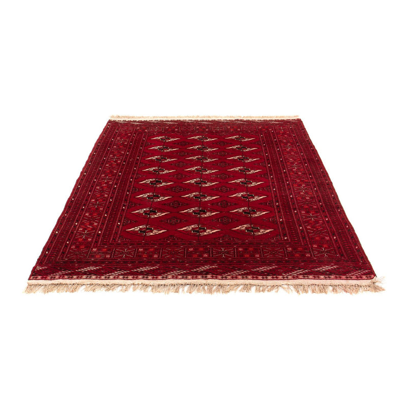 Tapete turquaman - 190 x 146 cm - vermelho escuro