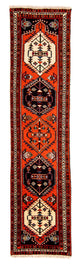 Corredor Tapete Persa - Nomadic - 310 x 73 cm - vermelho