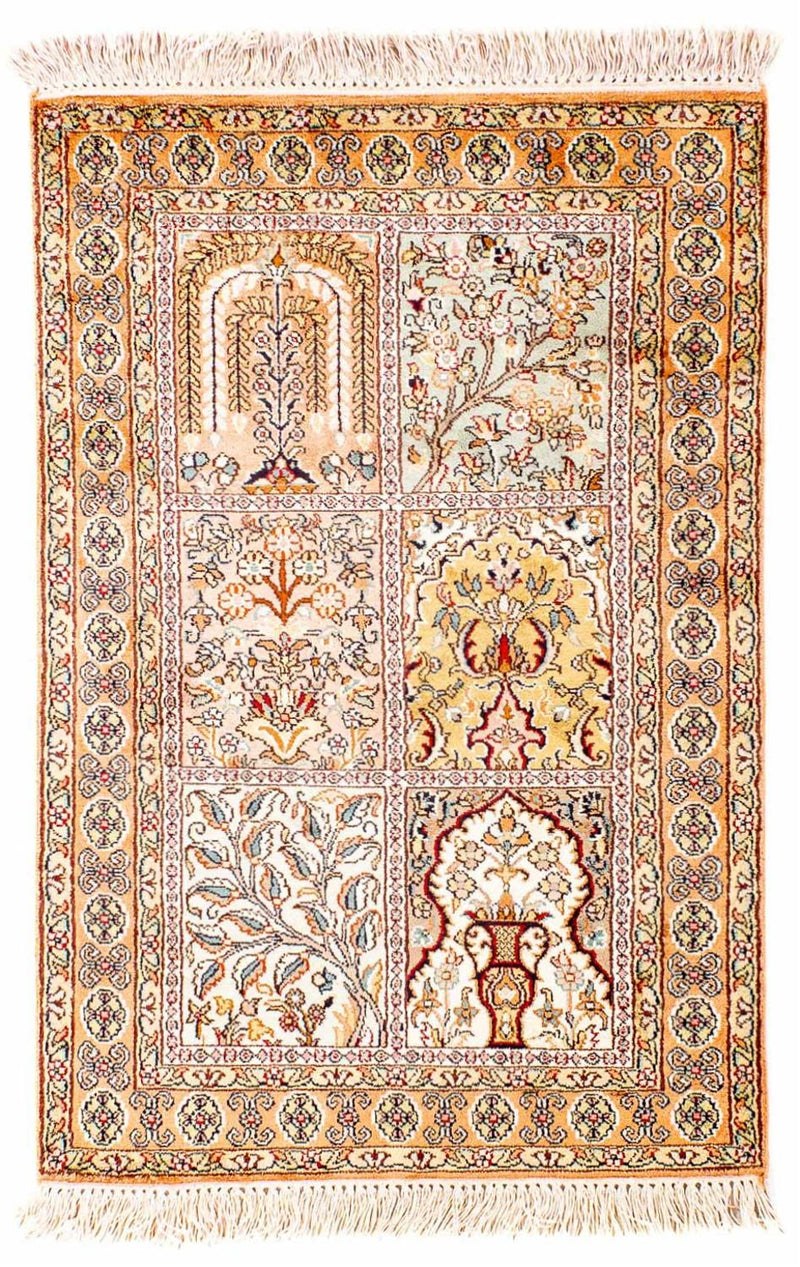 Seda da Caxemira Tapete 60x98cm - Tapete Oriental
