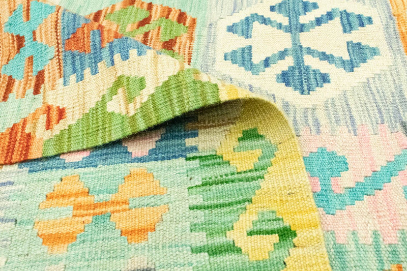Kilim afegão Tapete 302x205cm