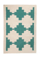 Kilim moderno Tapete 90x60cm - Tapete de lã