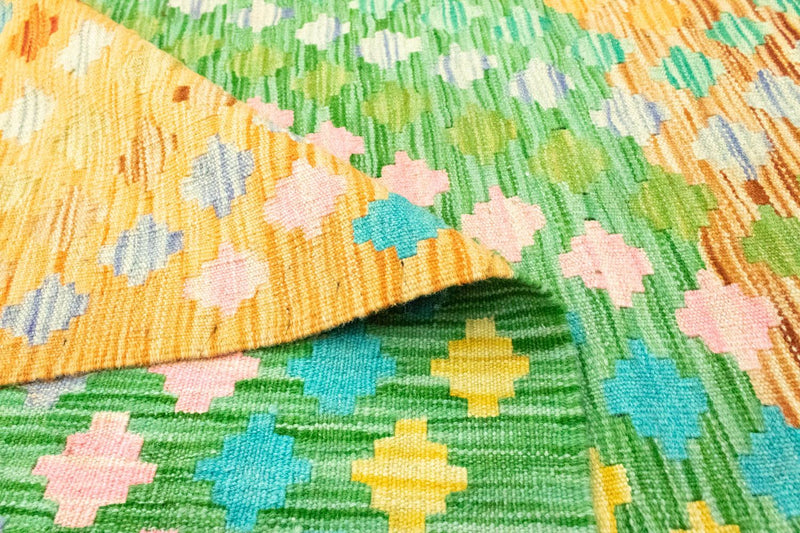 Kilim afegão Tapete 299x250cm