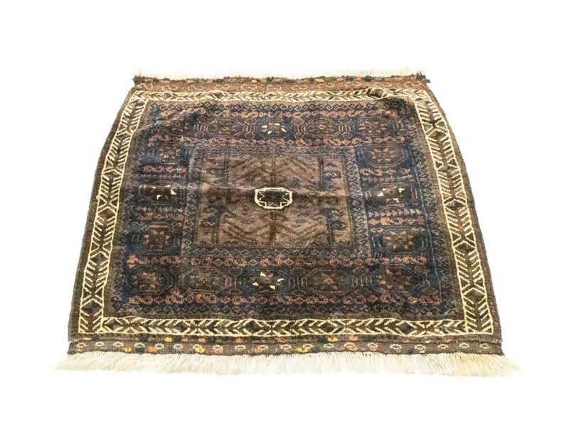 Tapete afegão 80x80cm - Tapete Oriental