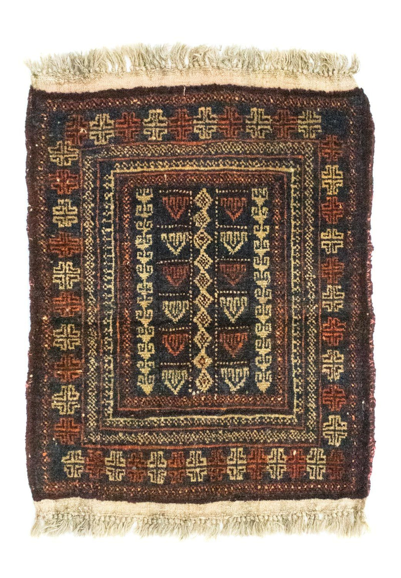 Tapete afegão 70x57cm - Tapete Oriental
