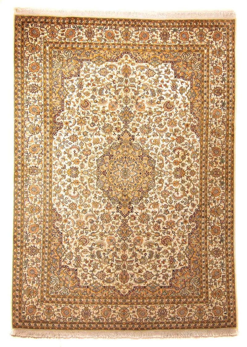 Seda da Caxemira Tapete 302x215cm - Tapete Oriental