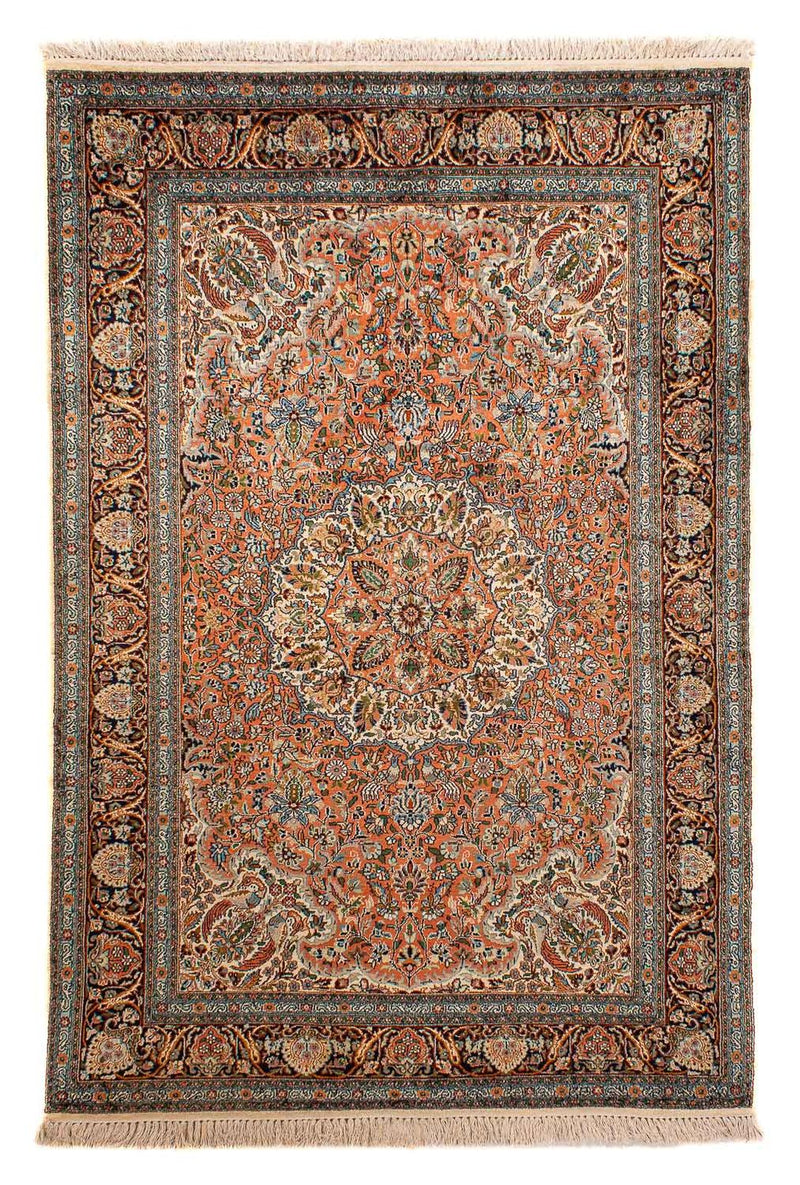 Seda da Caxemira Tapete 182x121cm - Tapete Oriental