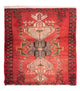Tapete Persa - Nomadic praça  - 98 x 95 cm - vermelho escuro